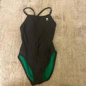 TYR performance swim suit one piece.